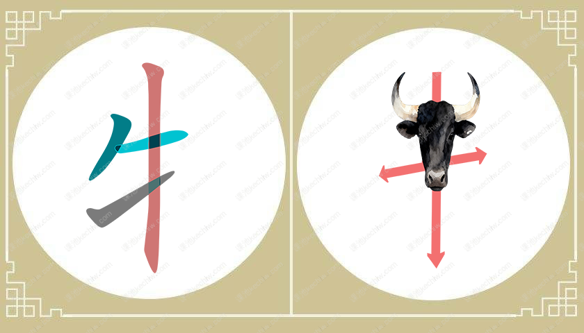 牛字旁