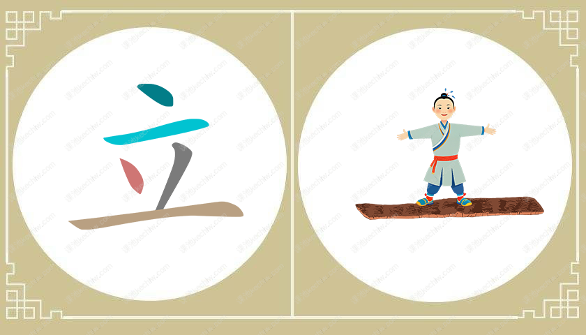 立字旁
